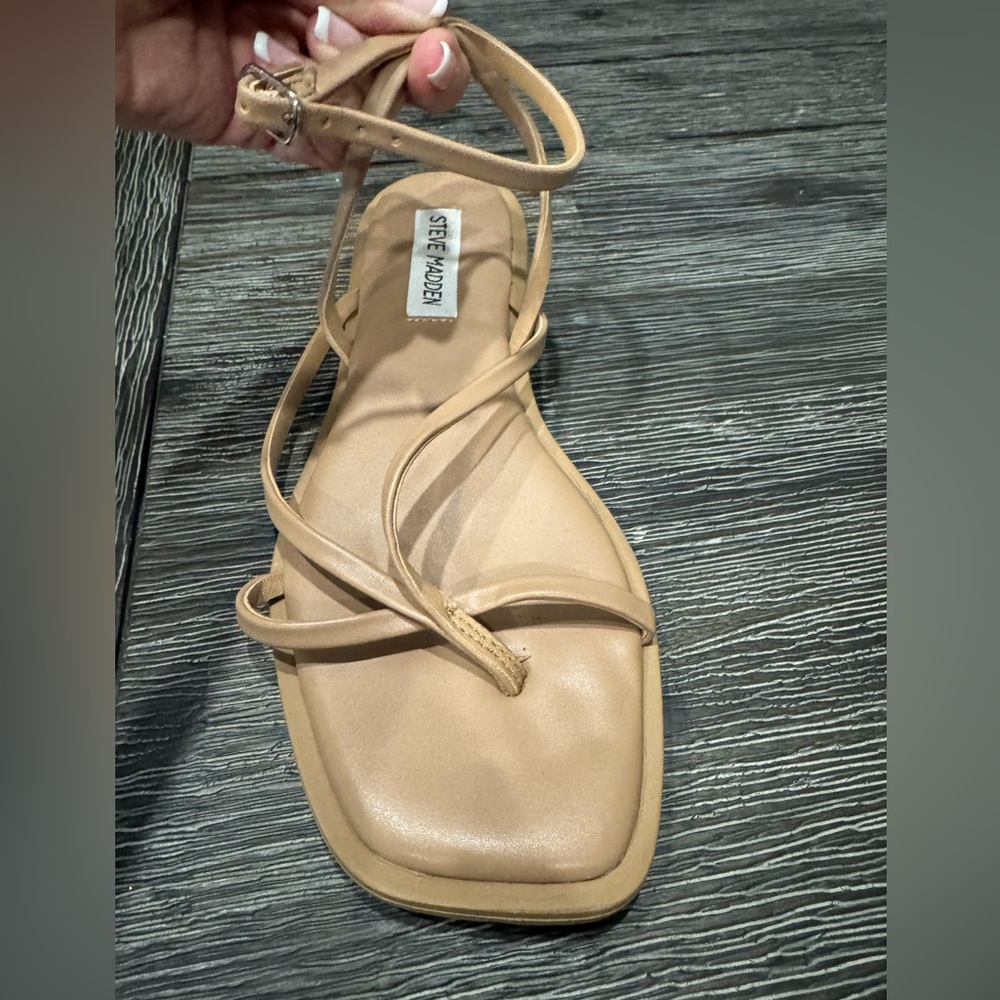 Steve Madden Nude Strappy Sandals